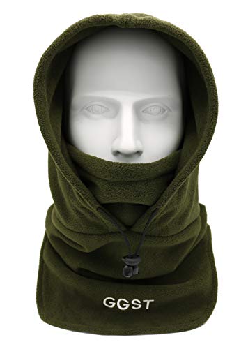 GG ST Balaclava Mütze Sturmhaube Skimaske Winddichte Kapuze Haube Winter Fahrrad Motorrad Warme Fleece Gesichtsmaske von GG ST