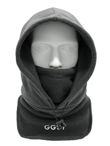 GG ST Balaclava Mütze Sturmhaube Skimaske Winddichte Kapuze Haube Winter Fahrrad Motorrad Warme Fleece Gesichtsmaske von GG ST