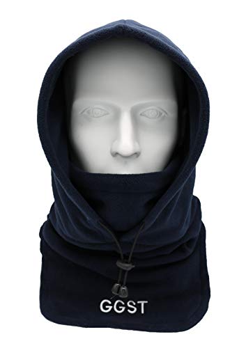 GG ST Balaclava Mütze Sturmhaube Skimaske Winddichte Kapuze Haube Winter Fahrrad Motorrad Warme Fleece Gesichtsmaske von GG ST