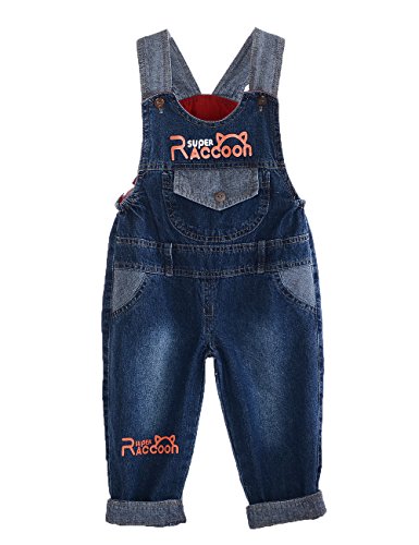 GGBaby@ Latzhose Kinder Baby Jungen Mädchen Jeanshose Latzhosen Jeans Hosen Baby Kinder Overall C 110 von GGBaby