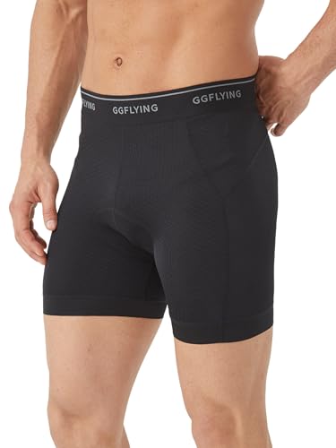 GGFLYING Fahrradhose Herren 6D Gepolstert Radlerhose Radhose Kurz Radunterhose Fahrrad Unterhosen Fahrradunterhose Atmungsaktiv GGFLYING Fahrradhose Herren 6D Gepolstert Radlerhose Radhose Kurz Radunterhose Fahrrad Unterhosen Fahrradunterhose Atmungsaktiv von GGFLYING