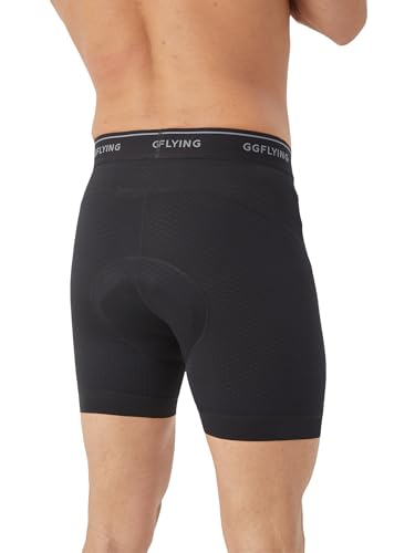 GGFLYING Fahrradhose Herren 6D Gepolstert Radlerhose Radhose Kurz Radunterhose Fahrrad Unterhosen Fahrradunterhose Atmungsaktiv GGFLYING Fahrradhose Herren 6D Gepolstert Radlerhose Radhose Kurz Radunterhose Fahrrad Unterhosen Fahrradunterhose Atmungsaktiv von GGFLYING
