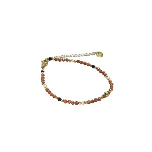 GGGOAJVB Armband Herren Perlen, Handgefertigtes Verstellbares Armband Mit Karabinerverschluss Aus Naturstein, Süßwasserperlen Und Kristallen, Für Damen, All-Match-High-End-Schmuck, Stil I GGGOAJVB Armband Herren Perlen, Handgefertigtes Verstellbares Armband Mit Karabinerverschluss Aus Naturstein, Süßwasserperlen Und Kristallen, Für Damen, All-Match-High-End-Schmuck, Stil I von GGGOAJVB