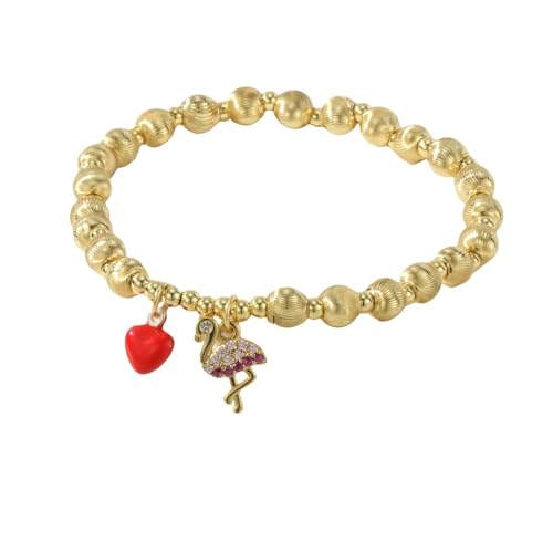 GGGOAJVB Edelstein Armband Damen, Modisches, Hochwertiges Perlenarmband Mit Flamingo-Anhänger Und Baum Des Lebens, Passender All-Match-High-End-Schmuck Für Damen, Stil C GGGOAJVB Edelstein Armband Damen, Modisches, Hochwertiges Perlenarmband Mit Flamingo-Anhänger Und Baum Des Lebens, Passender All-Match-High-End-Schmuck Für Damen, Stil C von GGGOAJVB