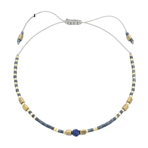 GGGOAJVB Edelstein Armband Damen, Verstellbares Böhmisches Reisperlenarmband Für Damen, Passender High-End-Schmuck, Stil B GGGOAJVB Edelstein Armband Damen, Verstellbares Böhmisches Reisperlenarmband Für Damen, Passender High-End-Schmuck, Stil B von GGGOAJVB
