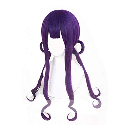 Akane Kwai Cosplay Perücke Jibaku Shounen Hanako-Kun Cosplay Lang Lila Glatt Gerade Hitzebeständiges Kunsthaar WWJ von GGJKB