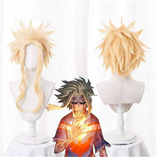 Anime Mein Held Academia All Might Cosplay Perücke Yagi Toshinori Boku Kein Held Academia Halloween Karneval Kostüm Perücken + Perücke Cap KUZW809 Anime Mein Held Academia All Might Cosplay Perücke Yagi Toshinori Boku Kein Held Academia Halloween Karneval Kostüm Perücken + Perücke Cap KUZW809 von GGJKB