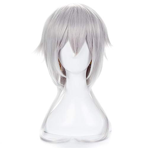 Anime Touken Ranbu Online Tsurumaru Kuninaga Cosplay Perücken Silber Glatt Synthetisches Haar Männer & Frauen Anime Kostüm Perücke Perucas KUJ4501 Anime Touken Ranbu Online Tsurumaru Kuninaga Cosplay Perücken Silber Glatt Synthetisches Haar Männer & Frauen Anime Kostüm Perücke Perucas KUJ4501 von GGJKB