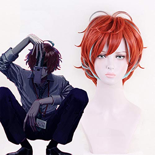 Division Rap Battle HypnosisMIC Doppo Kannonzaka Perücke Cosplay Kostüm Hitzebeständig Synthetisches Kurzhaar Männer Frauen Perücken KUMZ1289 von GGJKB