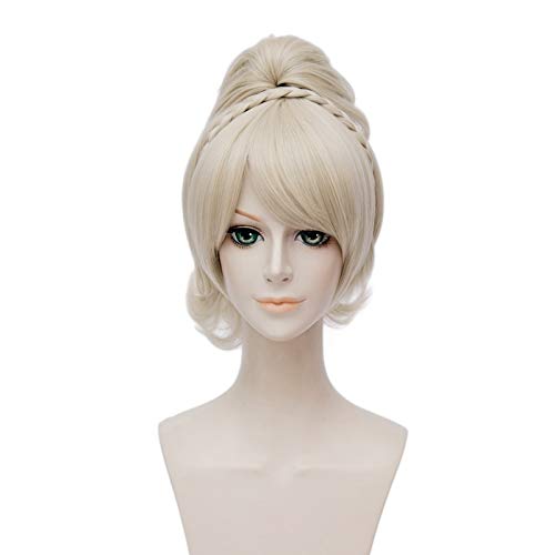 Ff15 Final Fantasy XV Lunafreya Nox Fleuret Prinzessin Luna Cosplay Perücke Kurze hellblonde Hitzebeständigkeit Faser Kostüm Perücken + Mütze Ff15 Final Fantasy XV Lunafreya Nox Fleuret Prinzessin Luna Cosplay Perücke Kurze hellblonde Hitzebeständigkeit Faser Kostüm Perücken + Mütze von GGJKB