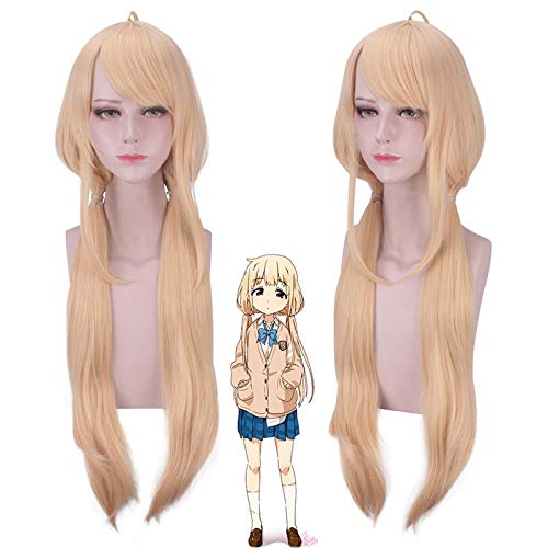 Futaba Anzu Cosplay Perücke DIE IDOLMASTER CINDERELLA MÄDCHEN Cosplay Perücke Das Idolmaster Kostüm Cosplay Gold Haar Frauen + Perücke Cap von GGJKB