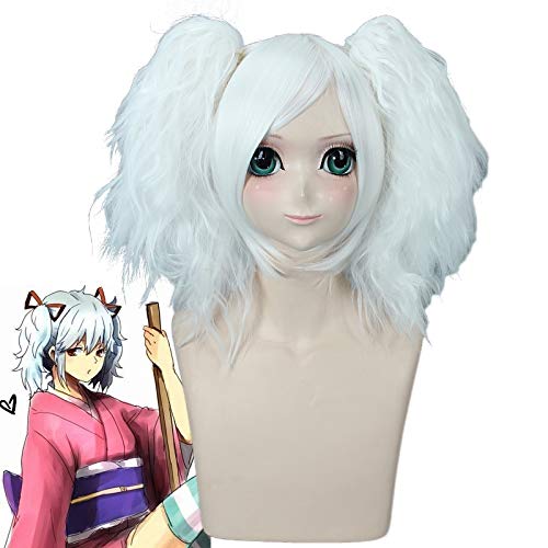 Gintama Sakata Gintoki Perücke Cosplay Kostüm Weibliche Frauen Zwei Pferdeschwänze Weiß Hitzebeständig Synthetisches Haar Anime Perücken Perucas Gintama Sakata Gintoki Perücke Cosplay Kostüm Weibliche Frauen Zwei Pferdeschwänze Weiß Hitzebeständig Synthetisches Haar Anime Perücken Perucas von GGJKB
