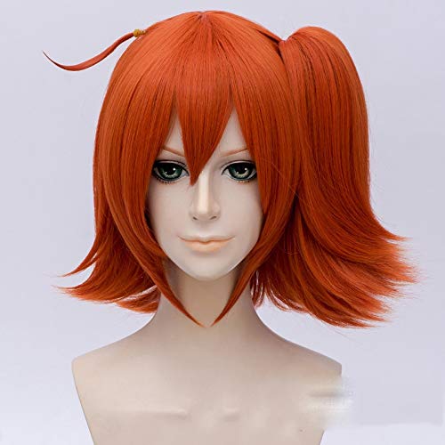 Gudako Fujimaru Ritsuka Cosplay Perücke Fgo Schicksal Grand Order Diener Orange Pigtails Synthetisches Haar Anime Kostüm Perücken für Erwachsene von GGJKB