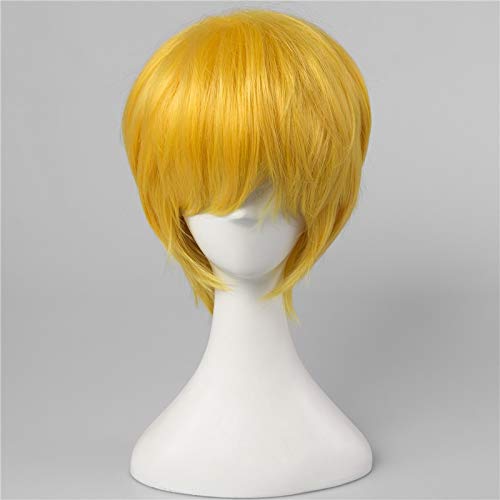 Hataraku Saibou Zellen bei der Arbeit! Killer T Cell Cosplay Perücken Kirati Saibo Kurzes blondes Kunsthaar Halloween Karneval Kostüm Perücke KUJ7280 von GGJKB