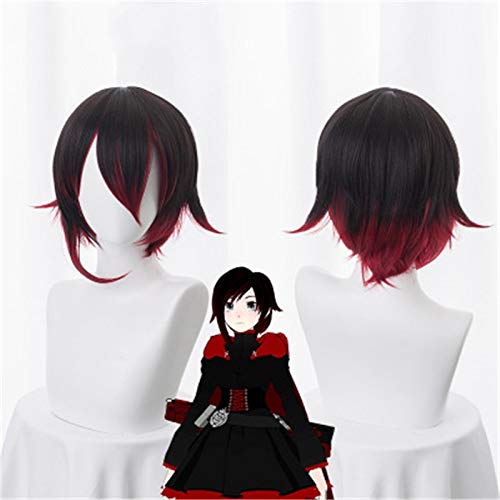 Mode Anime RWBY Roter Trailer Ruby Rose Kurze Perücke Cosplay Kostüm Frauen Männer Synthetisches Haar Halloween Party Perücken KUZW025A Mode Anime RWBY Roter Trailer Ruby Rose Kurze Perücke Cosplay Kostüm Frauen Männer Synthetisches Haar Halloween Party Perücken KUZW025A von GGJKB