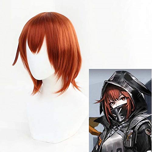Spiel Arknights Cosplay Perücken Myrte, Noir Corne ， ​​Kronenschlächter ， Schwarz ， Anime Kostüm Rollenspiel Perücke + Perücke Cap Kronenschlächter von GGJKB