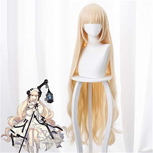 Spiel Arknights Cosplay Perücken Nightingale Cosplay Perücke Hitzebeständige synthetische lange Haare Anime Kostüm Rollenspiel Perücke + Perücke Cap von GGJKB