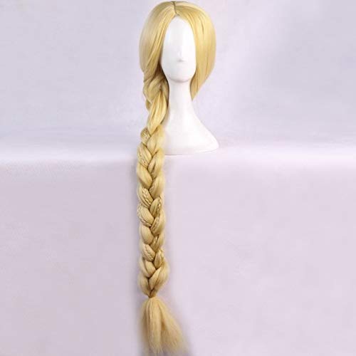 Tangled Princess Cosplay Perücke 120cm 47"Blonde Super Long Rapunzel Kunsthaar Perücke + Perücke Cap 395A Tangled Princess Cosplay Perücke 120cm 47"Blonde Super Long Rapunzel Kunsthaar Perücke + Perücke Cap 395A von GGJKB