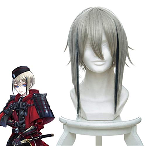 Touken Ranbu Online Cosplay Perücke Hyuuga Masamune Kunsthaar Halloween Karneval Anime Kostüm Perücken für Frauen KUZ363d von GGJKB