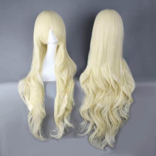 Wig for Carnival Nightlife CluI Party Dress Up Wig 1 Meter Universal Long Curly Hair 100Cm Long Curly Hair Everyday Harajuku Cute Girl 14 Colors Cos Wig Big Wave Curly Hair Color:Jf005-11 von GGJKB