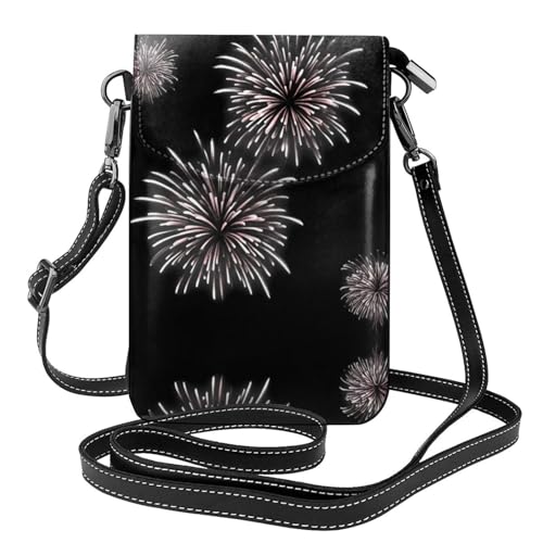 GGNKDL Blooming Romantic Fireworks Printing Crossbody Bag Mobile Phone Bag Women Small Wallet A Practical Gift Suitable for going out, exercising, and shopping von GGNKDL