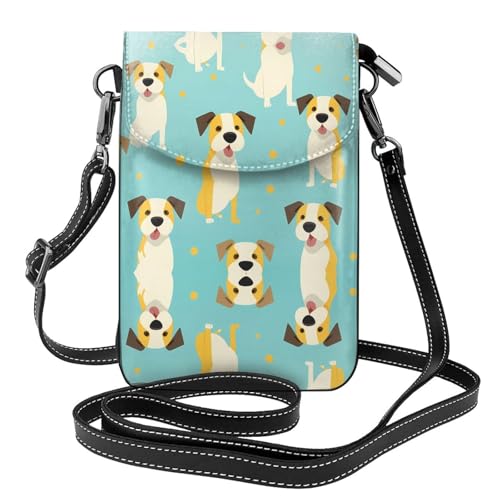 GGNKDL Cartoon Prone Puppy Printing Crossbody Bag Mobile Phone Bag Women Small Wallet A Practical Gift Suitable for going out, exercising, and shopping von GGNKDL