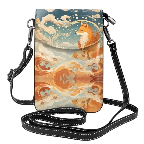 GGNKDL Funny Tengu Printing Crossbody Bag Mobile Phone Bag Women Small Wallet A Practical Gift Suitable for going out, exercising, and shopping von GGNKDL