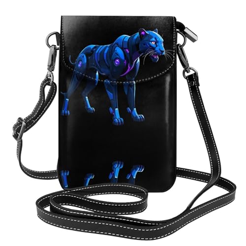 GGNKDL Robo-Panther Stalk Printing Crossbody Bag Handytasche Damen Kleine Geldbörse Ein praktisches Geschenk geeignet zum Ausgehen, Trainieren und Einkaufen von GGNKDL