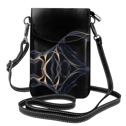 GGNKDL Transparente Ripples Printing Crossbody Tasche, Handytasche, Damen kleine Geldbörse, ein praktisches Geschenk geeignet zum Ausgehen, Trainieren und Einkaufen von GGNKDL