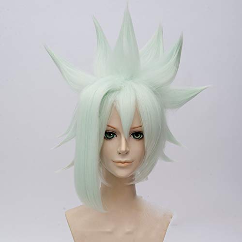 Anime Aotu World Grau Cosplay Perücke Kurze hitzebeständige Faser Haare Halloween Party Kostüm Spiel Perücken von GGOII