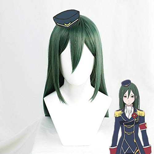 Anime Re: Null Startleben in einer anderen Welt Cosplay Perücken Crusch Karsten Green Langes glattes Haarteil für Halloween Carnival Pa von GGOII