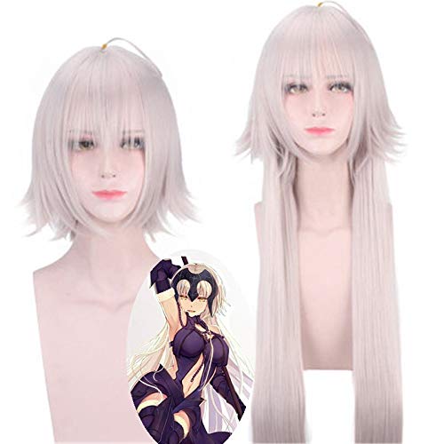 Anime Schicksal/Großauftrag Jeanne D'arc Alter Cosplay Perücke Jeanne d'Arc Frauen Kunsthaar Halloween Party Kostüm Perücken Cosplay von GGOII