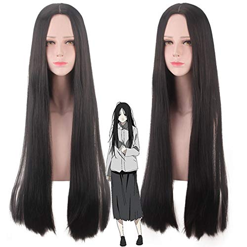 Anime unter einer Person Cosplay Perücken schwarz lange gerade synthetische Haare Party Kostüm Rollenspiel Perücke von GGOII