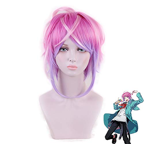 Division Rap Kampfhypnose MIC Amemura Ramuda Kurze Perücke Cosplay Kostüm Männer Frauen Hitzebeständige synthetische Haarperücken von GGOII