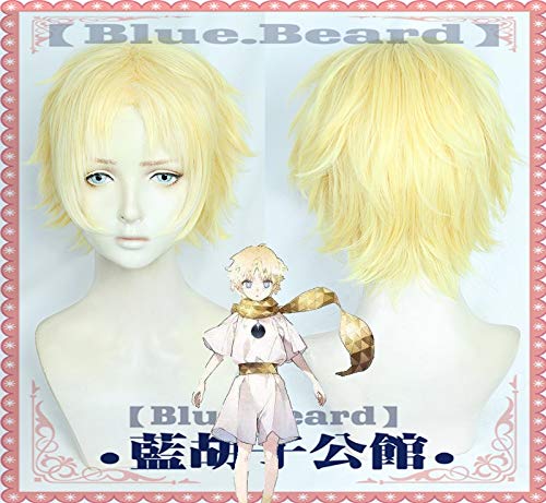 FGO Voyager Fate/Grand Order Cosplay Perücke Kurzes gelbes hitzebeständiges Kunsthaar Die Perücken des kleinen Prinzen + Kostenlose Perückenkappe von GGOII