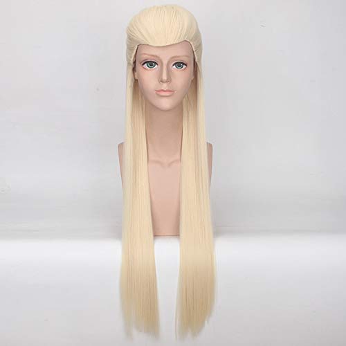 Film Hobbit Elf King Thranduil Cosplay Lange, gerade, hitzebeständige Kunsthaarperücken + Kostenlose Perückenkappe PL-102 von GGOII