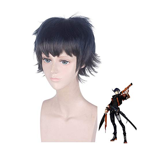 Flamebringer Cosplay Perückenspiel Arknights Perücken 28 Cm Kurz Indigoblau Flamebringer Synthetisches Haar Spiel Cosplay Boy Perücke + Perücke Cap Arknights Flamebringer 576 Flamebringer Cosplay Perückenspiel Arknights Perücken 28 Cm Kurz Indigoblau Flamebringer Synthetisches Haar Spiel Cosplay Boy Perücke + Perücke Cap Arknights Flamebringer 576 von GGOII