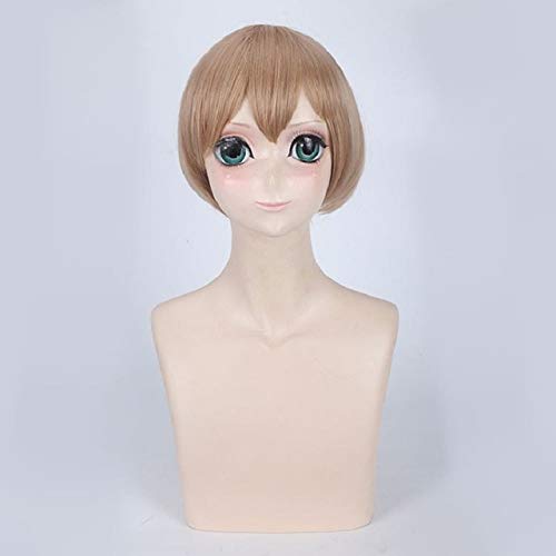 Halloween Party Wigs Anime Re:Life In A Different World From Zero Felix Argyle Cosplay Wig Short Flaxen Synthetic Hair Wigs One Size Wig 2 von GGOII