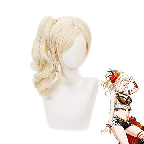 Liebesleben! Perfektes Traumprojekt Miyashita Ai Pferdeschwanz Perücke Cosplay Kostüm Liebe Live Hitzebeständig Synthetisches Haar Frauen Perücken von GGOII