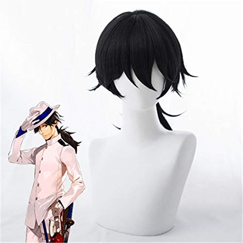 Spiel Schicksal/Großauftrag Fgo Sakamoto Ryoma Cosplay Perücken Lange schwarze Haare Cosplay Kostüm Perücken für Halloween Party Requisiten von GGOII