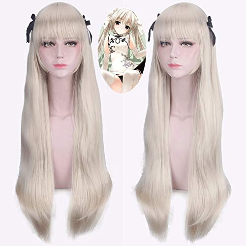 Yosuga No Sora in Einsamkeit Sora Kasugano Cosplay Perücken 100cm langes glattes Kunsthaar Halloween Party Kostüm Perücke Perucas von GGOII