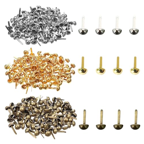 GGUFAY 300 Stück goldene Probenbeutelklammern, Rundkopfklammern, Probenbeutelklammern, Metall-Rundkopfklammern, Scrapbook-Heftklammern, Papierverschlüsse GGUFAY 300 Stück goldene Probenbeutelklammern, Rundkopfklammern, Probenbeutelklammern, Metall-Rundkopfklammern, Scrapbook-Heftklammern, Papierverschlüsse von GGUFAY