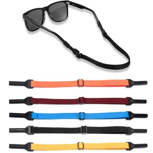 GGUFAY 5 Stück Brillenband, Verstellbarer Brillen Halteriemen,No Tail Anti Rutsch Brillenriemen,Verstellbarer Sportbrillenband,für Sportbrille Sonnenbrille Lesebrille Brille Schutzbrille GGUFAY 5 Stück Brillenband, Verstellbarer Brillen Halteriemen,No Tail Anti Rutsch Brillenriemen,Verstellbarer Sportbrillenband,für Sportbrille Sonnenbrille Lesebrille Brille Schutzbrille von GGUFAY