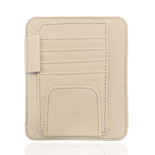 GGUFAY Auto Sonnenblende Organizer, sonnenblenden organizer, Leder Aufbewahrungstasche Sonnenblende Tasche für Karten Lizenz Registrierung Stift Brillen Dokument, Brillenhalter Für Auto GGUFAY Auto Sonnenblende Organizer, sonnenblenden organizer, Leder Aufbewahrungstasche Sonnenblende Tasche für Karten Lizenz Registrierung Stift Brillen Dokument, Brillenhalter Für Auto von GGUFAY