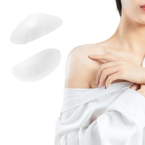 GGUFAY EIN Paar Silikon Schulterpolster Anti-Rutsch Schulterpolster Unisex Herren Atmungsaktiv Selbstklebend Verdickte Schulterpolster Schulterset von GGUFAY