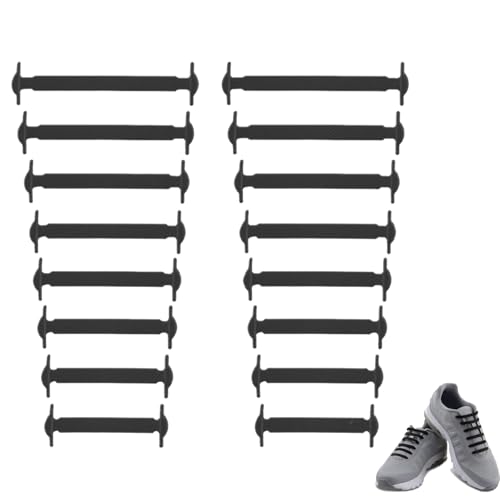GGUFAY Schnürsenkel ohne Binden für Kinder und Erwachsene, knotenlose elastische Silikon-Schnürsenkel für Sportschuhe, Laufschuhe und Stiefel GGUFAY Schnürsenkel ohne Binden für Kinder und Erwachsene, knotenlose elastische Silikon-Schnürsenkel für Sportschuhe, Laufschuhe und Stiefel von GGUFAY