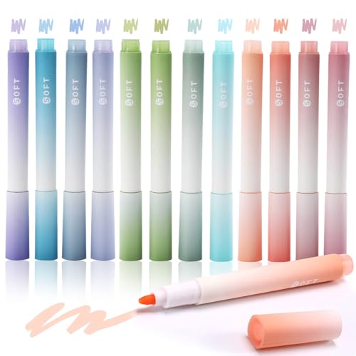 GGUFAY Set mit 12 Textmarkern, Bibel Marker zum Kennzeichen, Ausmalen Für Dünne Papiere, Doppelspitze zum Markieren und Radieren, für feine und dicke Striche GGUFAY Set mit 12 Textmarkern, Bibel Marker zum Kennzeichen, Ausmalen Für Dünne Papiere, Doppelspitze zum Markieren und Radieren, für feine und dicke Striche von GGUFAY