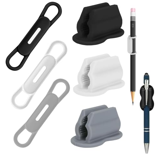 Stifthalter für Schreibtisch, 6 Stück Klebender Stifthalter für die Wand, Silikon-Stifthalter für Klemmbrett, Marker Halter, klebriger Stifthalter für Halten Sie Ihren Schreibtisch aufgeräumt Stifthalter für Schreibtisch, 6 Stück Klebender Stifthalter für die Wand, Silikon-Stifthalter für Klemmbrett, Marker Halter, klebriger Stifthalter für Halten Sie Ihren Schreibtisch aufgeräumt von GGUFAY