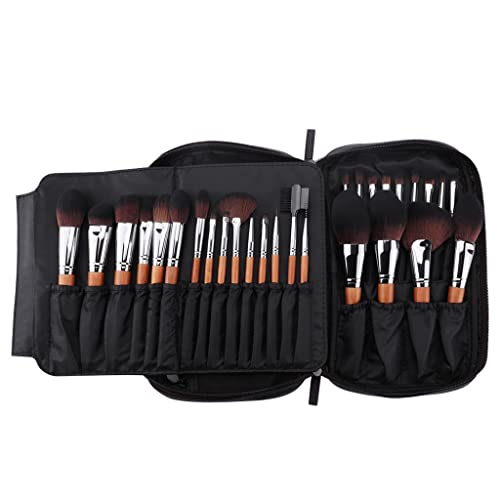 28pcs Make -up Pinsel Set Pro Pulver Blusher Foundation Lidschatten Make -up Pinsel Kosmetikbürsten Kit mit PU Ledertasche 28pcs Make -up Pinsel Set Pro Pulver Blusher Foundation Lidschatten Make -up Pinsel Kosmetikbürsten Kit mit PU Ledertasche von GGYTMQL