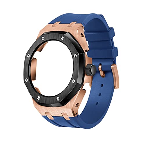 4. Gen 316L Edelstahl Roségold mit Gummiband-Metallverschluss für GA2100/GA-2110 4. Gen 316L Edelstahl Roségold mit Gummiband-Metallverschluss für GA2100/GA-2110 von GGYTMQL